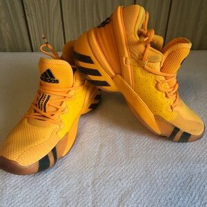 Adidas Yellow Athletic Sneakers